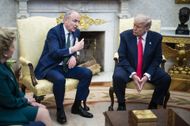Trump and Martin at the White House - Source: Getty